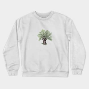 October birthday olive tree Crewneck Sweatshirt